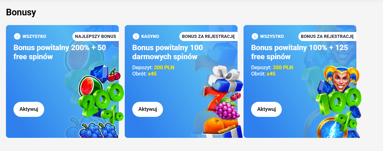 Oferta promocyjna i bonusy w Slottica
